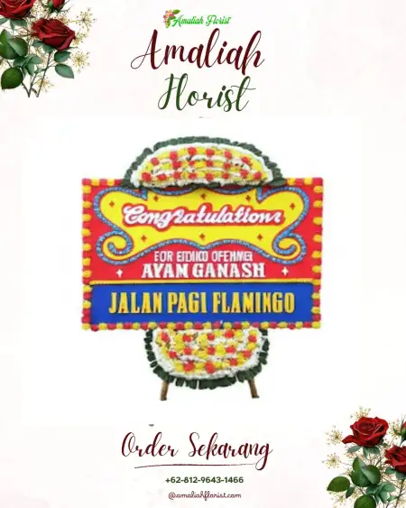 Sewa Papan Bunga Pisang